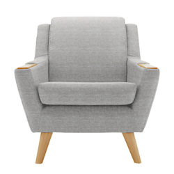 G Plan Vintage The Fifty Five Armchair Marl Grey